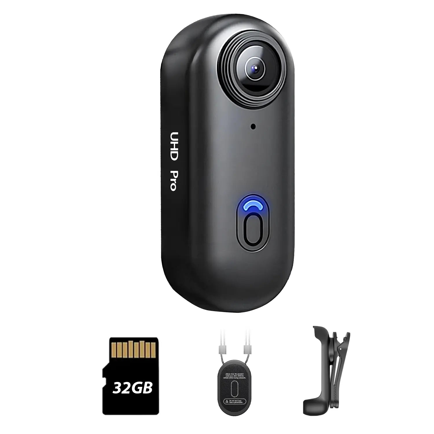 NUISK Mini Thumb Action Camera 1080P - Magnetic Hands-Free Sports Camera for Cycling, Pets, and Vlogging - Perfect for TikTok and Back to School!