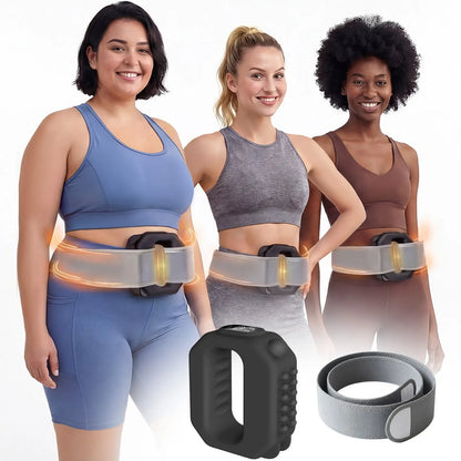 ADDWIN 2026 Adjustable R10 Mini Muscle Recovery Fascia Device with Cordless Rechargeable Design for Waist and Back Muscle Relief, Portable Massager with Adjustable Strap for Waists up to 55 Inches, Ideal Gift for Parents