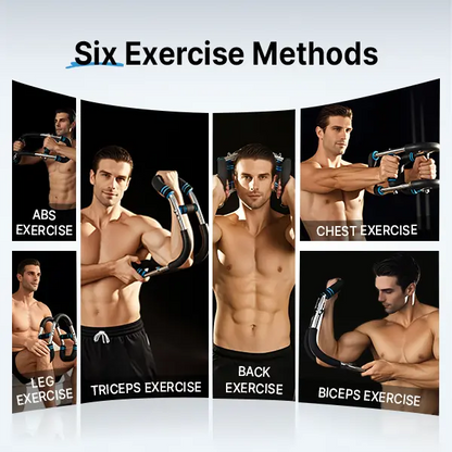 Arm Trainer, Adjustable Chest Workout Equipment, Arm Trainer for Men, Chest Trainer for Men, Shoulder Muscle Training, Portable Spring Resistance Home Fitness Equipment Summer Vibes Shaping