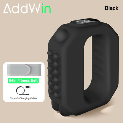 ADDWIN 2026 Adjustable R10 Mini Muscle Recovery Fascia Device with Cordless Rechargeable Design for Waist and Back Muscle Relief, Portable Massager with Adjustable Strap for Waists up to 55 Inches, Ideal Gift for Parents